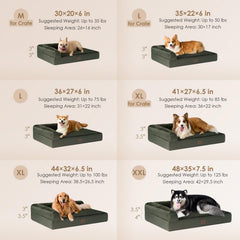 EHEYCIGA egg crate memory foam top delivers soft cushioning and joint relief.