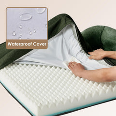 EHEYCIGA dog bed waterproof liner protects core from accidents and odors.