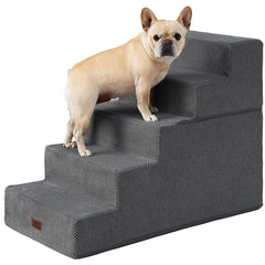 EHEYCIGA dog stairs 5-step bed-edge enables safe access to a high bed.