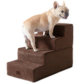 EHEYCIGA dog stairs for bed 18-inch overview with stable non-slip design for high bed access.