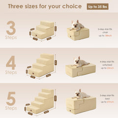 EHEYCIGA dog stairs edge-fit-bed-sofa safe ascent between furniture