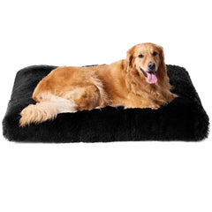 EHEYCIGA Fluffy Dog Crate Bed XL assembled for a cozy, secure sleeping space