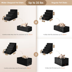 EHEYCIGA foldable design stores flat and doubles as a cozy bed.