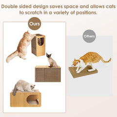 EHEYCIGA high-density corrugated paper surface, durable and safe for claws.