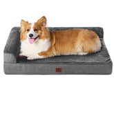 EHEYCIGA large dog bed with egg crate foam for extra cushioning