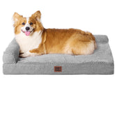 EHEYCIGA large dog bed with egg crate foam for gentle cushioning.