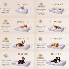 EHEYCIGA memory foam and egg-crate layer provide even pressure distribution.