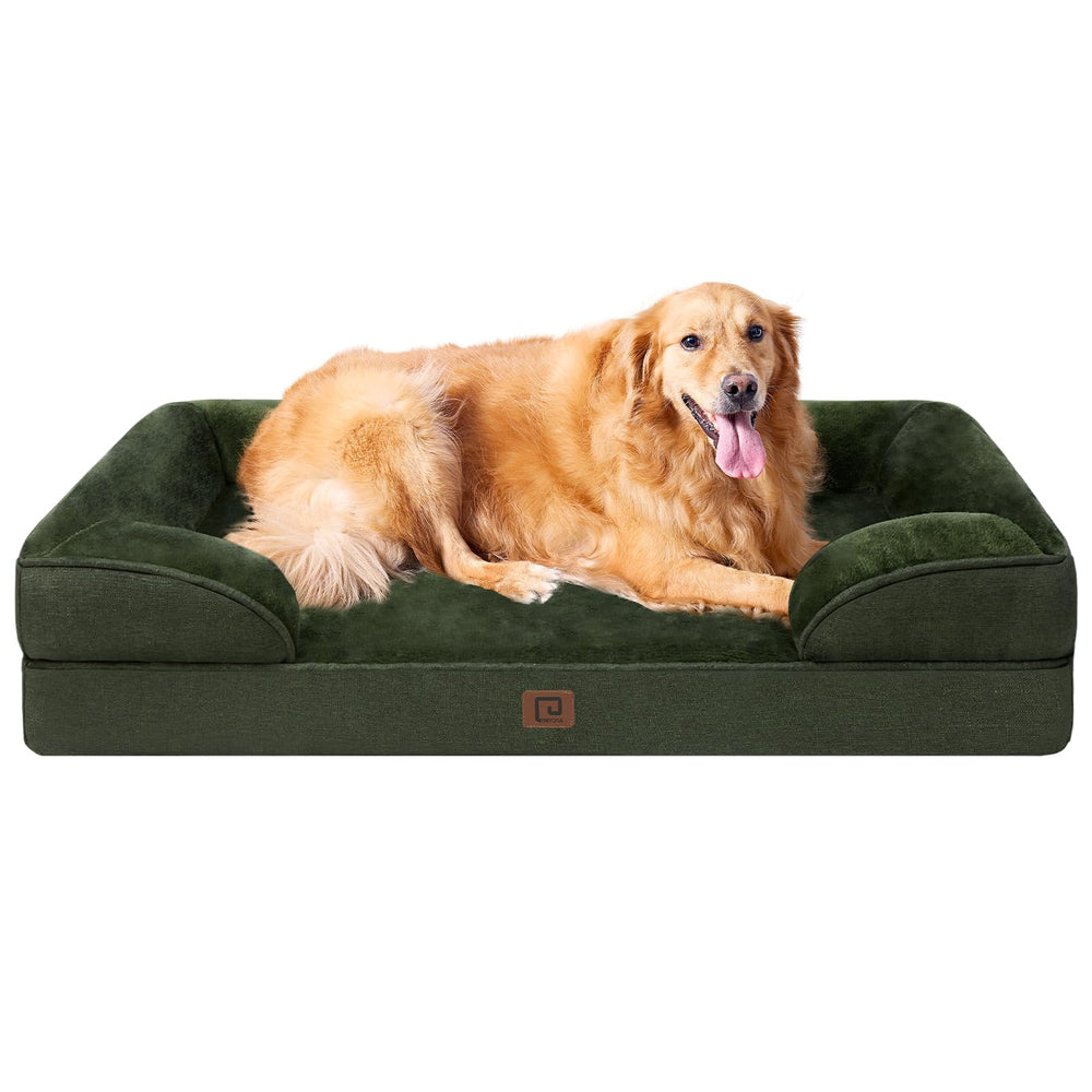 EHEYCIGA orthopedic bed with memory foam layer for even support and comfort.