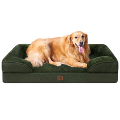 EHEYCIGA orthopedic bed with memory foam layer for even support and comfort.