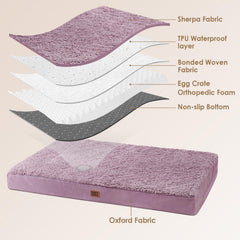 EHEYCIGA non-skid bottom keeps the bed in place