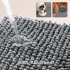 EHEYCIGA non-slip backing keeps mat in place during pet activity.