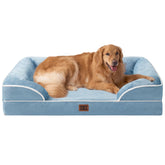EHEYCIGA orthopedic bed front view with ample joint support for large dogs.