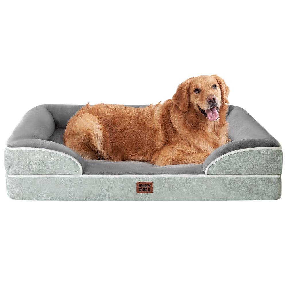 EHEYCIGA orthopedic bed for extra-large dogs with memory foam for supportive comfort.