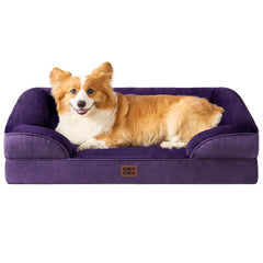 EHEYCIGA orthopedic dog bed for large dogs with memory foam offering even support