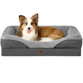 EHEYCIGA orthopedic dog bed with memory foam layer for premium joint support.