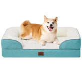 EHEYCIGA orthopedic dog bed top view with memory foam for joint relief.