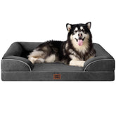 EHEYCIGA orthopedic bed with memory foam offers joint support for extra large dogs.