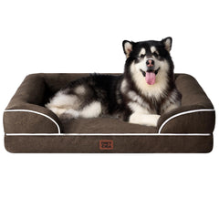 EHEYCIGA orthopedic dog bed with memory foam XXL for joint-supporting comfort.