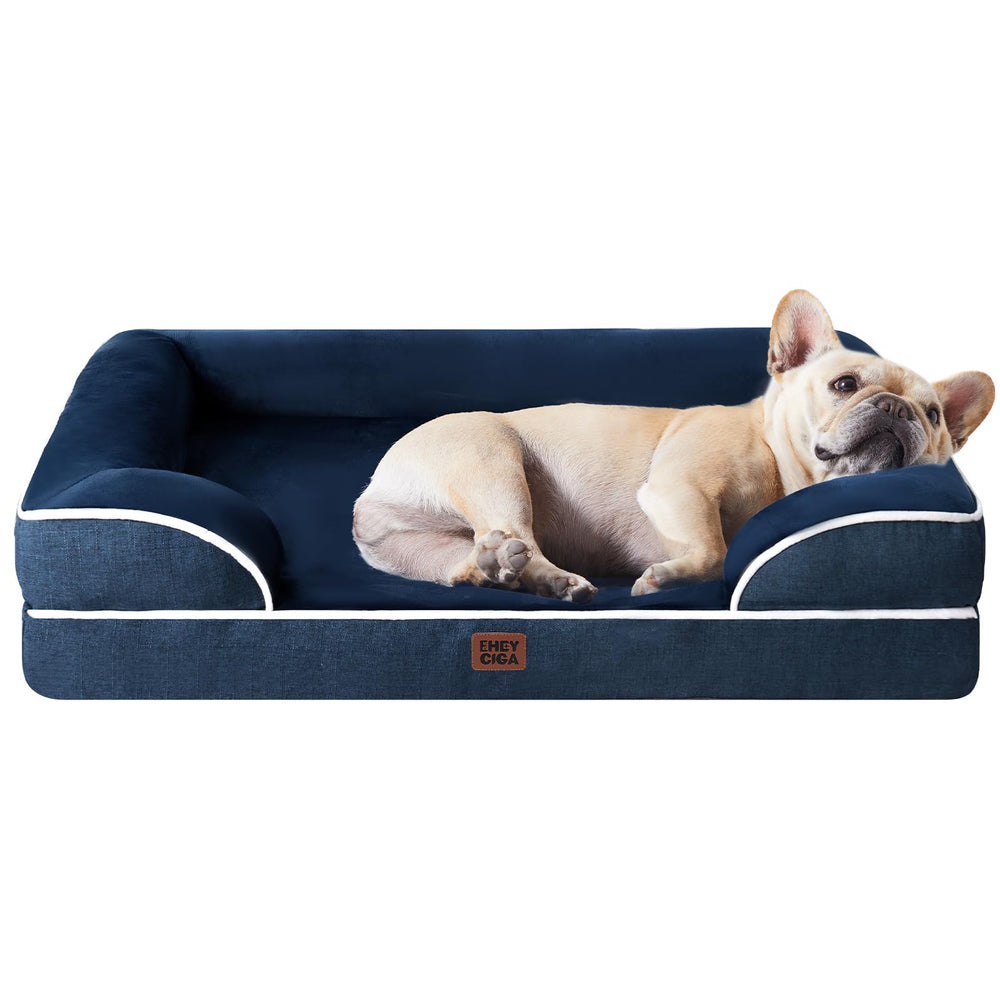 EHEYCIGA orthopedic dog bed memory foam for even support and comfort.