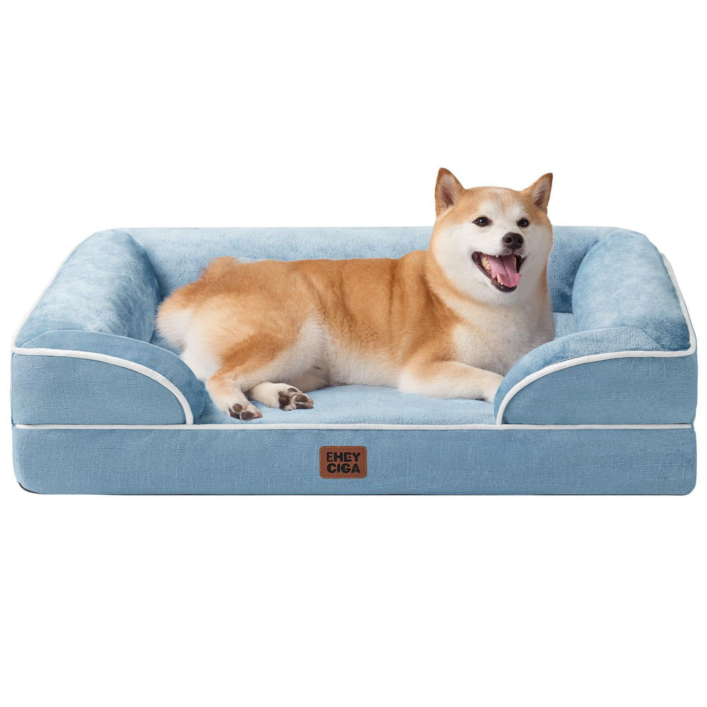 EHEYCIGA orthopedic dog bed memory foam for even joint support.