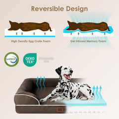 EHEYCIGA non-slip bottom keeps the bed steady on floors