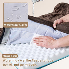 Waterproof film protects the cushion for long-lasting use.