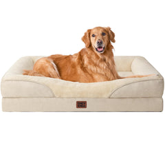 EHEYCIGA orthopedic XL dog bed with dual-layer foam for lasting comfort