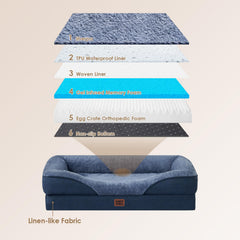 Side bolster view illustrating neck and head cradling for comfort