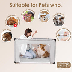 EHEYCIGA puppy playpen indoor use scene for gentle play.