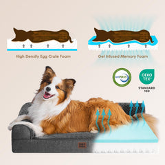 EHEYCIGA soft flannel sleeping surface inviting cozy rest.