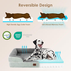 EHEYCIGA three-sided bolster offers neck and head support for restful naps.