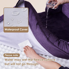 EHEYCIGA waterproof bottom keeps the bed dry and stable on slick floors.