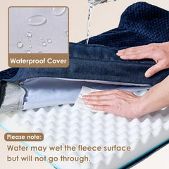 EHEYCIGA waterproof film protects the base with breathable faux linen side.