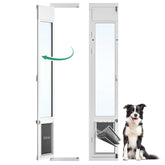 Eillion 3-flap dog door left-side inward opening for space-saving