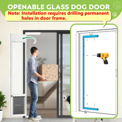 Eillion 3-flap door triple-flap insulation helps seal drafts