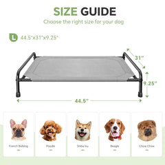 Ekisemio 12mm metal frame detail highlights strong support for bigger breeds.