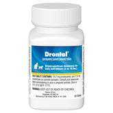 Elanco Drontal broad-spectrum tablets in package, easy dosing for cats and kittens.