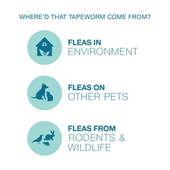 5-count Elanco Tapeworm Dewormer packaging for dogs over 4 weeks.