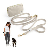 Elby hands-free dog leash cross-body strap for secure, comfortable hands-free walks.