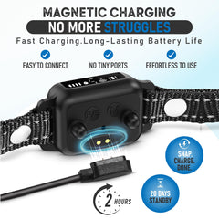 Adjustable strap on neck with five sensitivity levels for customization