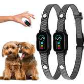 ELECANE bark collar small dog closeup shows gentle training potential