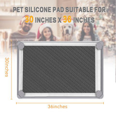ELEGX Pee Pads Tray with safety clips keeps pads secure during training.