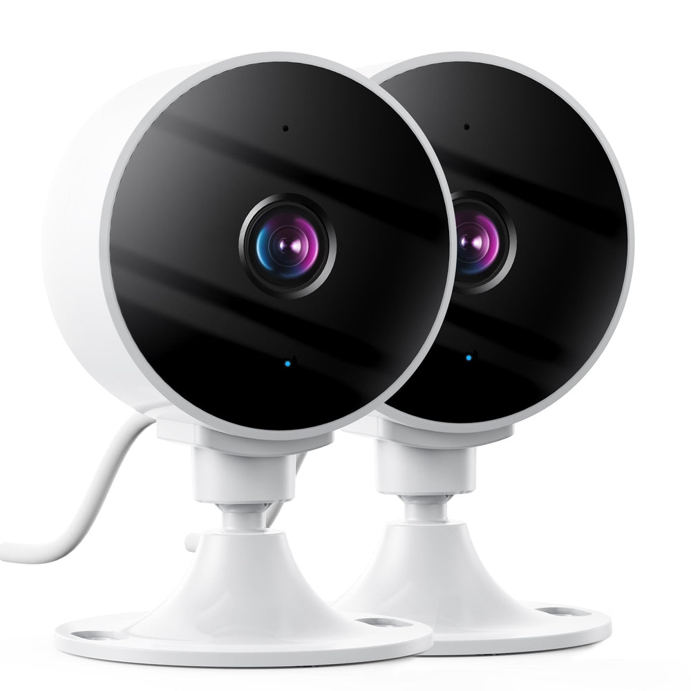Elelink 2K indoor camera front view for clear room monitoring during the day