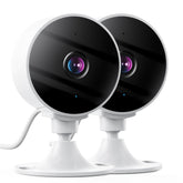 Elelink 2K indoor camera front view for clear room monitoring during the day