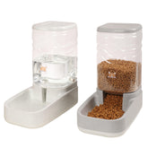 Elevon automatic feeder front view showing gravity-fed design for hands-free meals