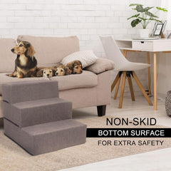 Elevon dog stairs removable cover for quick cleaning