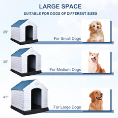 Elevon dog house interior insulation detail emphasizes cozy space for small to medium dogs.