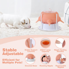 Elevonix adjustable nipples let you tailor feeding height for comfortable positions.