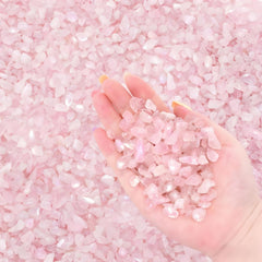 ELFULLY rose pink crystal 5lb bulk for decor and crafts.