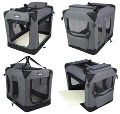 EliteField 3-door mesh doors provide ventilation and easy access.